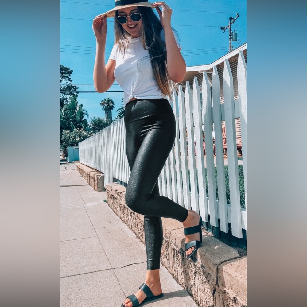 NWOT GoldSheep chrome leggings size small